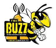 Logo de Moosomin's Rock Station, The Buzz!