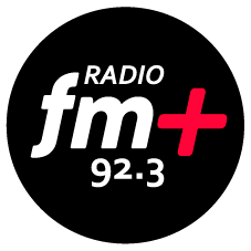 Logo de FM+ 92.3 Talca