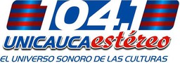 Logo de Unicauca Estéreo 104.1 FM