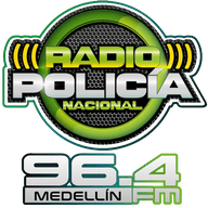 Logo de Radio Policia Medellín 96.4 FM
