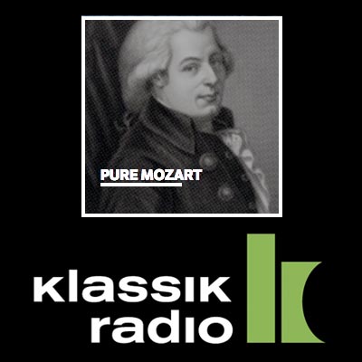 Logo de Klassik Radio - Pure Mozart