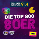 Logo de Berliner Rundfunk Top 800 80er
