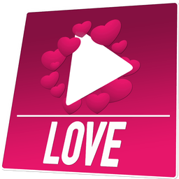 Logo de 100% Radio Love