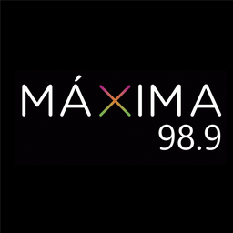 Logo de Máxima 98.9 del Carmen