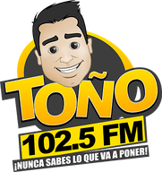 Logo de Toño 102.5 FM