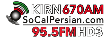 Logo de KIRN Radio Iran 670 AM