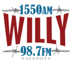 Logo de KWBC WILLY 1550 AM & 98.7 FM