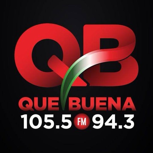 Logo de KBUE Que Buena 105.5 / 94.3 FM (US Only)