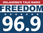 Logo de KQOB Freedom 96.9 FM