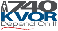 Logo de KVOR News Radio 740 AM