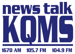 Logo de KQMS NewsTalk 1670 AM and 105.7 FM