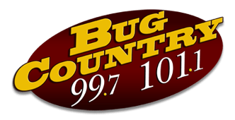 Logo de WBGK 99.7 & WBUG 101.1 Bug Country