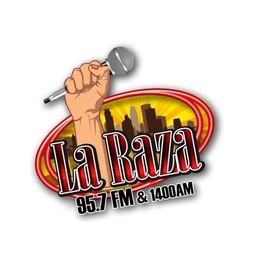 Logo de La Raza 95.7 FM & 1400 AM