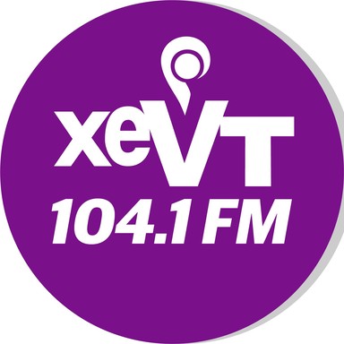 Logo de XEVT 104.1 FM