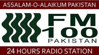 Logo de FM 100 - Lahore