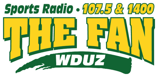 Logo de WDUZ Sports Radio 107.5 and 1400 The Fan