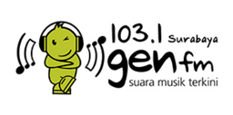 Logo de 103.1 Gen FM Surabaya