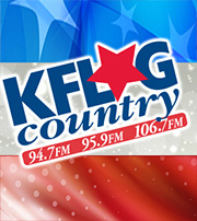 Logo de KFLG 94.7 K-Flag Country FM