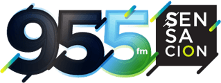 Logo de 95.5 Sensación FM