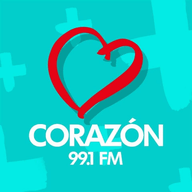 Logo de Radio Corazón 99.1 FM