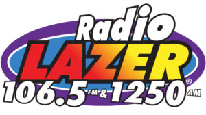 Logo de KZER Radio Lazer 106.5 FM y 1250 AM