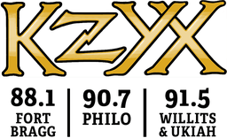 Logo de KZYX 90.7 FM KZYZ
