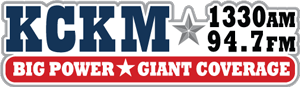 Logo de KCKM Kickin' Country 1330 AM and 94.7 FM KTXO