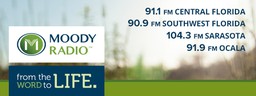Logo de WSOR Moody Radio Florida