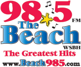 Logo de WSBH 98.5 The Beach