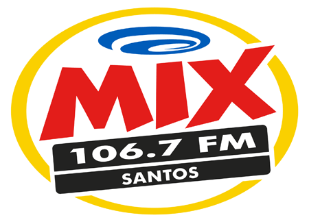 Logo de Mix FM Santos