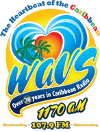 Logo de WAVS Heartbeat Of The Caribbean 1170 AM