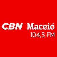 Logo de Rádio CBN Maceió FM 104.5