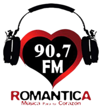 Logo de Romántica 90.7 FM