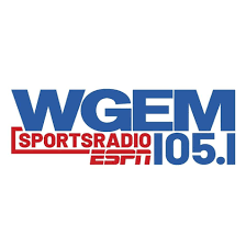 Logo de WGEM Sports Radio 105.1
