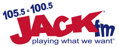 Logo de WJKG 105.5 & 100.5 Jack FM
