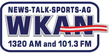 Logo de WKAN 1320 AM and 101.3 FM
