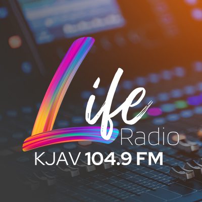 Logo de KJAV Life Radio 104.9 FM