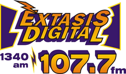 Logo de Éxtasis Digital 107.7 FM