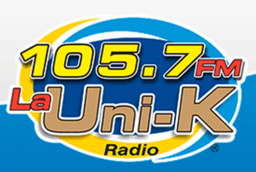Logo de La Uni-K 105.7 FM