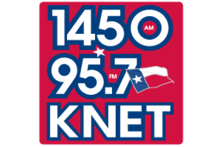 Logo de KNET 1450 AM & 95.7 FM