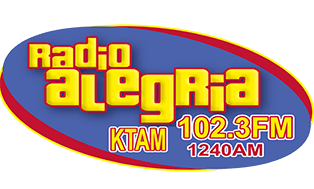 Logo de KTAM Radio Alegria 1240 AM and 102.3 FM