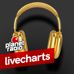 Logo de planet radio livecharts top 40