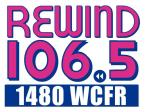 Logo de Rewind 106.5 - 1480 WCFR