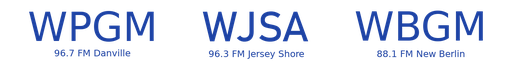 Logo de WPGM – WBGM – WJSA Radio