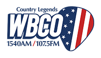 Logo de WBCO 1540 AM / 107.5 FM