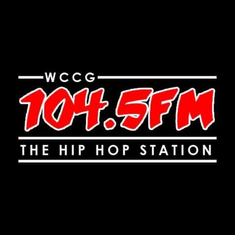 Logo de WCCG The Hip Hop Station 104.5 FM