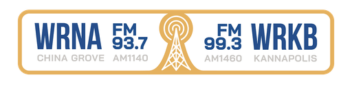 Logo de WRKB & WRNA 93.7 FM & 99.3 FM