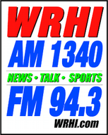 Logo de WRHI News-Talk 1340 AM and 94.3 FM