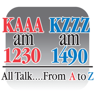 Logo de KAAA / KZZZ - 1230 / 1490 AM