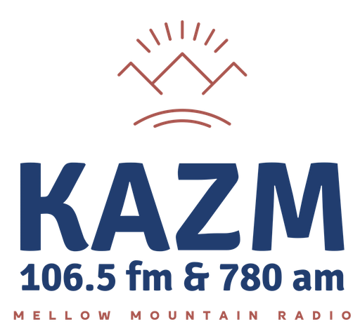 Logo de KAZM 106.5 FM & 780 AM Mellow Mountain Radio